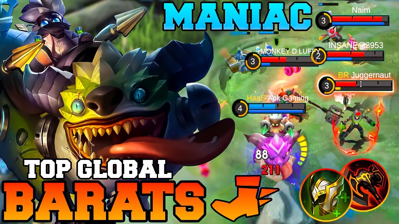 Maniac Immortal Barats Revamp Gameplay !! Cheap MLBB Maniac Immortal Barats Revamp Gameplay !! Cheap MLBB