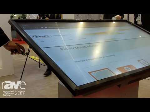 ISE 2017: Vogel’s Products Presents Motorized Touch Table