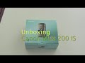 Canon ixus 200 is unboxing