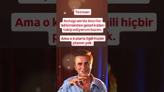 Teoman İsnstagramda Güzel Kizlari Taki̇p Edi̇yorum Ama Onlarla İlgi̇li̇ Bi̇r Planim Yok..