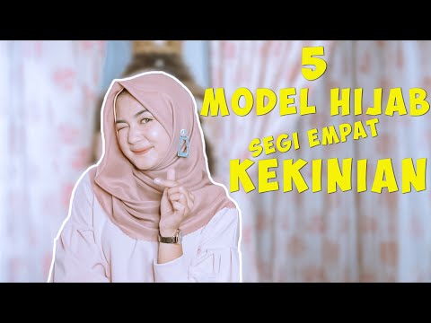 TUTORIAL HIJAB SEGI 4 SIMPLE TAPI MEWAH - YouTube