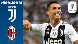 Juventus 1-0 Milan | Ronaldo Scores to Win First Trophy with Juve! | Supercoppa 