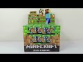 Minecraft Grass Series 1 Blind Box Mini Figures Unboxing Toy Opening Review Creeper Zombie Enderman