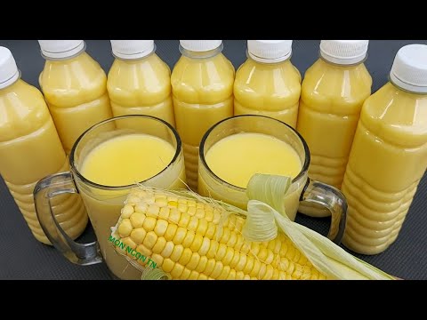 Cách làm sữa ngô ngon như ngoài hàng