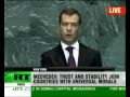 Medvedev addresses UN