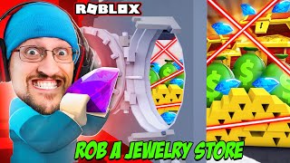 Rob A Jewelry Store In Roblox (Fgteev)