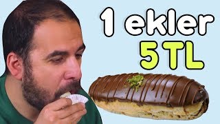 1 Ekler 5 TL - Yedikçe Para Kazan