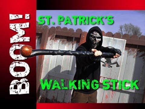 Asa gets lucky! | Irish Blackthorn Walking Stick