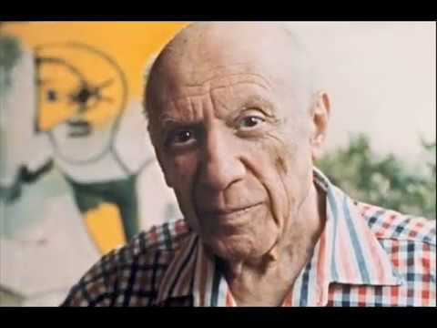 pablo picasso pictures of him. A rare interview with Pablo Picasso.