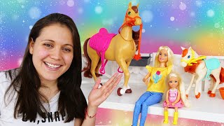 El Nuevo Caballo De Barbie Juguetes Para Niñas. Vídeos De Barbie En Español