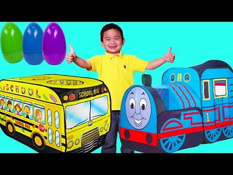 Lyndon Goes on a Giant Surprise EGG HUNT