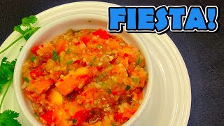 How to make the best salsa recipe from scratch at home in 5 minutes! Super Easy and Quick!