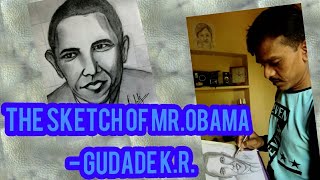 How to draw the portrait of Barack Obama with pencil