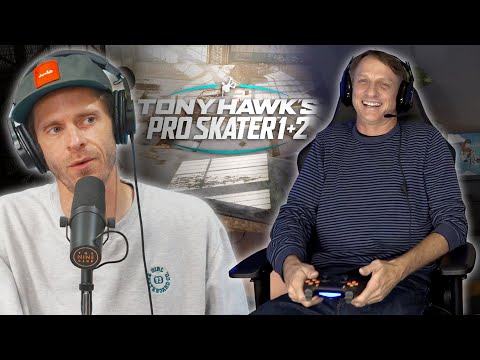 Tony Hawk Played Tony Hawk In Tony Hawk's Pro Skater On 2dudes1game Show!!