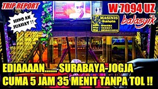 TRIP - SERASA TERBANG NAIK BIS INI !!! SBY-JOGJA CUMA 5 JAM LEBIH TANPA TOL, MEMANG HINO AK JUAHAAT