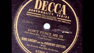 Watch Andrews Sisters Dont Fence Me In video