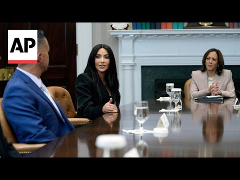 Kim Kardashian talks criminal justice reform at White House