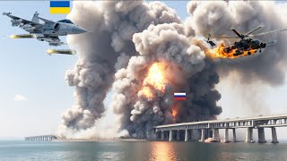 En Sonuncu Ukraynalı F-16 Savaş Uçağı 35 Tonluk Bomba Ile Kırım Köprüsünü Yok Ediyor, Arma 3