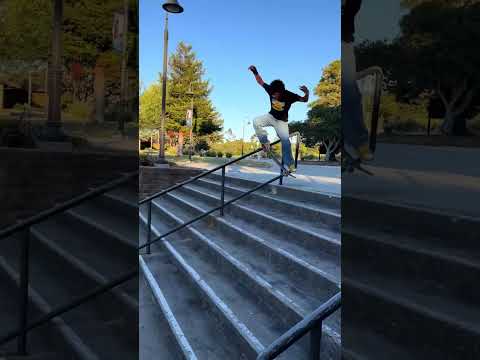 Marcus sessions a perfect 7 in Monterey #pizzaskateboards #skateboarding
