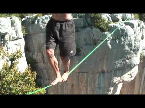 Highline free solo accident in Les Gorges du Verdon