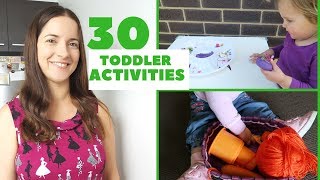 30 Toddler Activities At Home How To Entertain A 1-2 Year Old