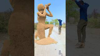 Big Sand Sculpture Catwalk-3 3D Special Effects Green Screen