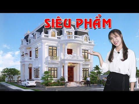 Thổn thức trước Mẫu Biệt thự Tân cổ điển 2 tầng 1 tum | Yêu thích nhất 2020
