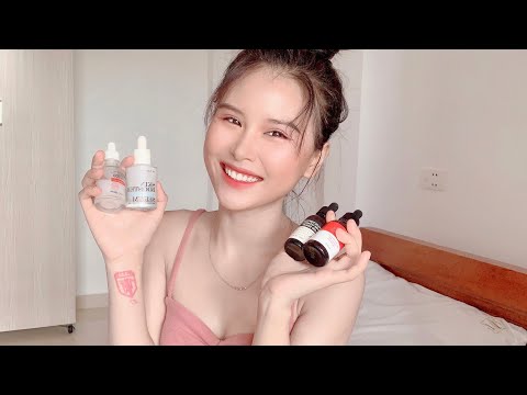 Serum dưỡng trắng da có giá bình dân tốt nhất / Red C, Skin Booster Milk Oil,... | Shan Shan