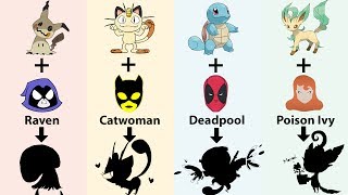 Requests #4 - Pokemon x Superhero: Squirtle as Deadpool, Meowth as Catwoman and MORE