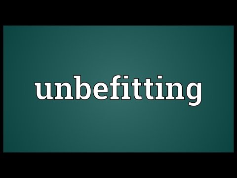 Header of unbefitting