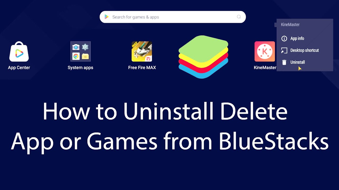How to Uninstall/Delete App/Games from BlueStacks – How to Uninstall/Delete App/Games from BlueStacks –