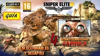 Sniper Elite 3 Capítulo 4# Guía Coleccionables/Desafíos 100% Realista élite sin asistencias Español