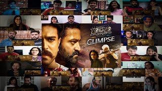Rrr Glimpse Mega Powerpacked Reaction Mashup Youngtigerntr, Megapowerstarramcharan