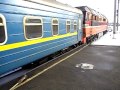 Видео ТЭП70-0352 с приветом отправляеться с поездом СПБ-Киев.