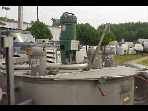300 Gallon Stainless Steel Mix Tank.  #TAN-535