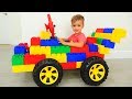 Vlad and Nikita play with Toy Cars - Collection video for kids