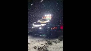 Ford ranger raptor kar kış snap