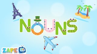 Nouns Song Kids Song Fun Nouns Kids Fun Learning Kindergarten Zape Tv