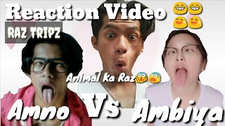 Ambiya Reaction Raz Tripz Animal Anong Nakita Ko