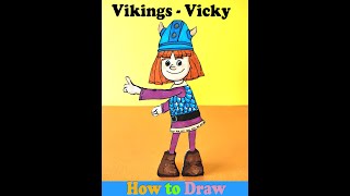 Vikingler Viki Nasıl Çizilir #shorts