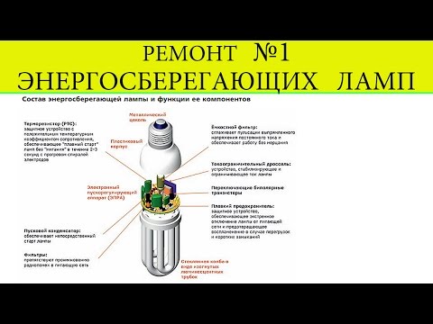 Ремонт энергосберегающих ламп Ремонт энергосберегающих ламп