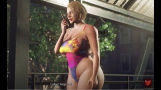 Resident Evil 3 Remake Jill Curvy Baywatch With Jiggle Physics Gameplay Pc Mod
