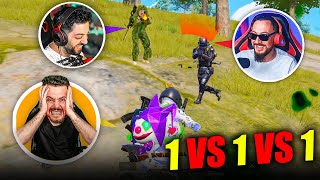 Tabanca Vs Ersi̇n Yeki̇n Vs Apolloo Vs Takla Ki̇ng 1Vs1Vs1 - Pubg Mobi̇le