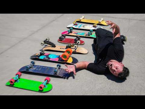 GABE CRUZ NIGHTMARE BOARDS KICKFLIP CHALLENGE!