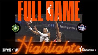 Seattle Storm Vs. Washington Mystics Full Game Highlights August 24, 2025