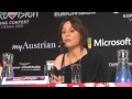 ESCKAZ in Vienna: Press Conference for Trijntje Oosterhuis (The Netherlands)