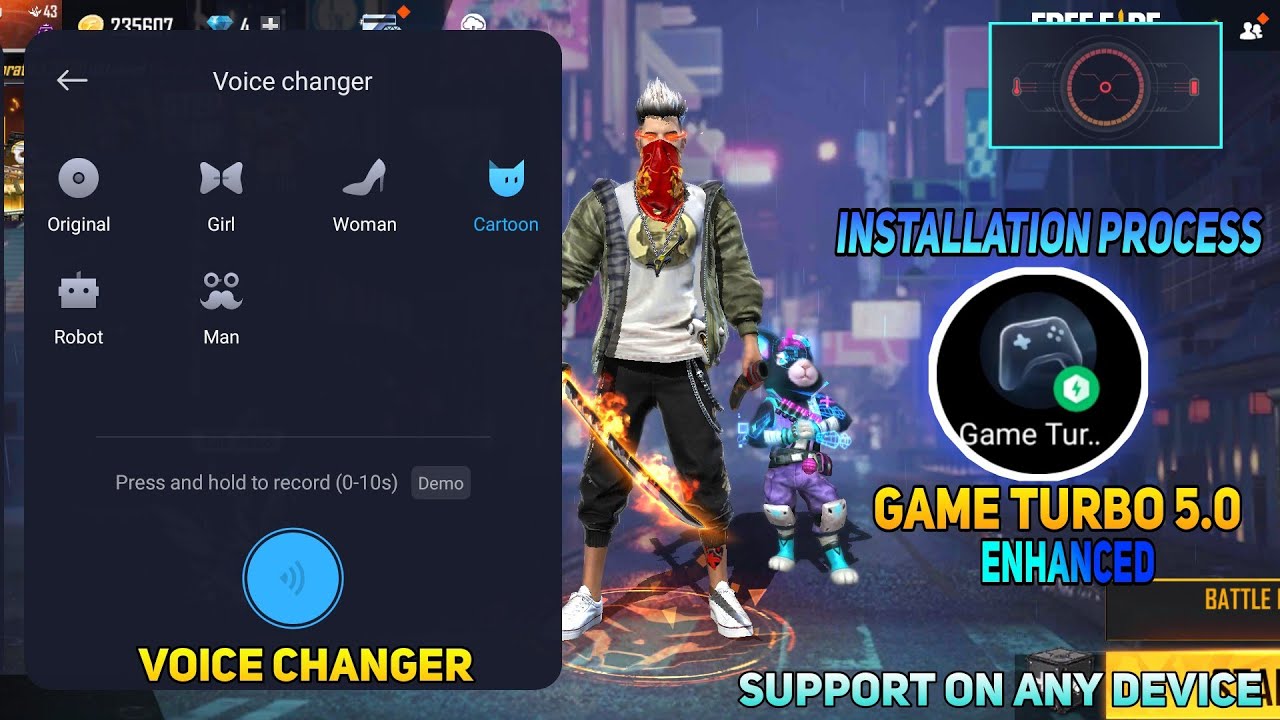 GAME TURBO 5.0 ENHANCED VERSION APK VOICE CHANGER || GAME TURBO 5.0 ENHANCED VERSION APK VOICE CHANGER ||