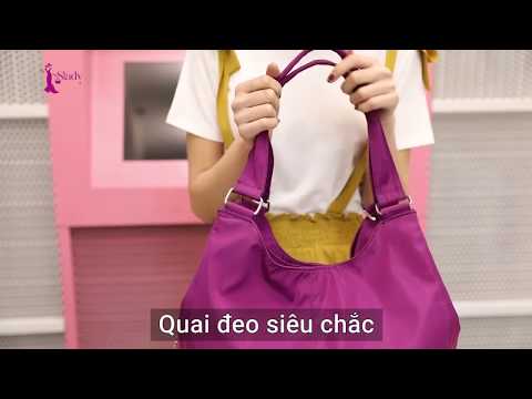 Túi đeo vai nữ cỡ lớn, vải dù Oxford siêu nhẹ, chống nước TT016