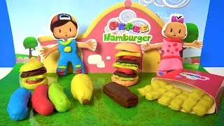 Pepee hamburger oyun hamuru seti açıyoruz Pepee oyun hamuru ile Pepe yaptık Pepe