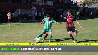 Karaköprüspor Farklı Kazandı